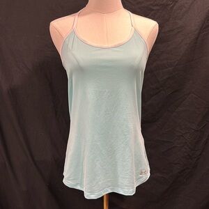 Under Armour light blue/green athletic tank size S
